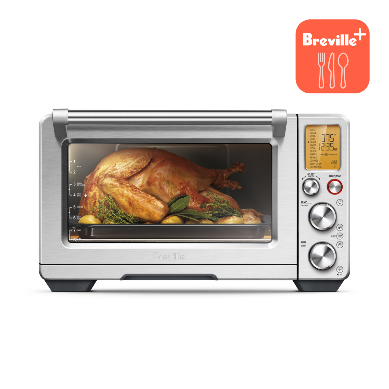 Breville Smart Oven Air Fryer Pro BOV900 in brushed stainless steel