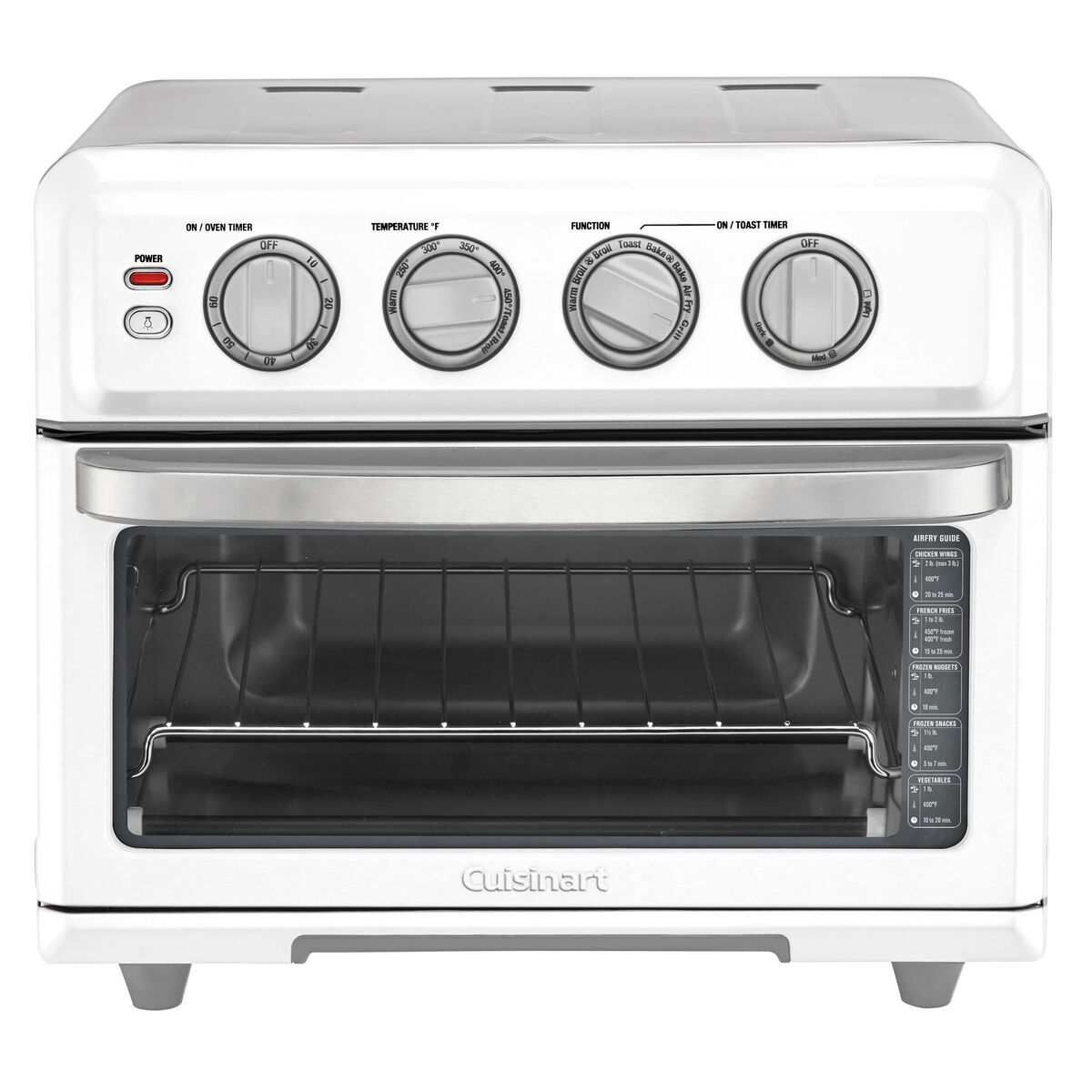 Cuisinart TOA-70WNAS Air Fryer Toaster Oven with Grill in white, manufacturer product-gallery image