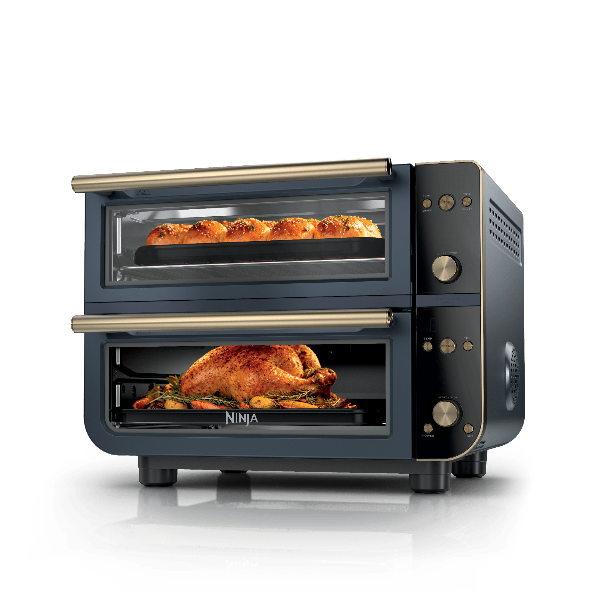Ninja DCT801BL Double Oven Pro in Cyberspace, manufacturer studio rendering