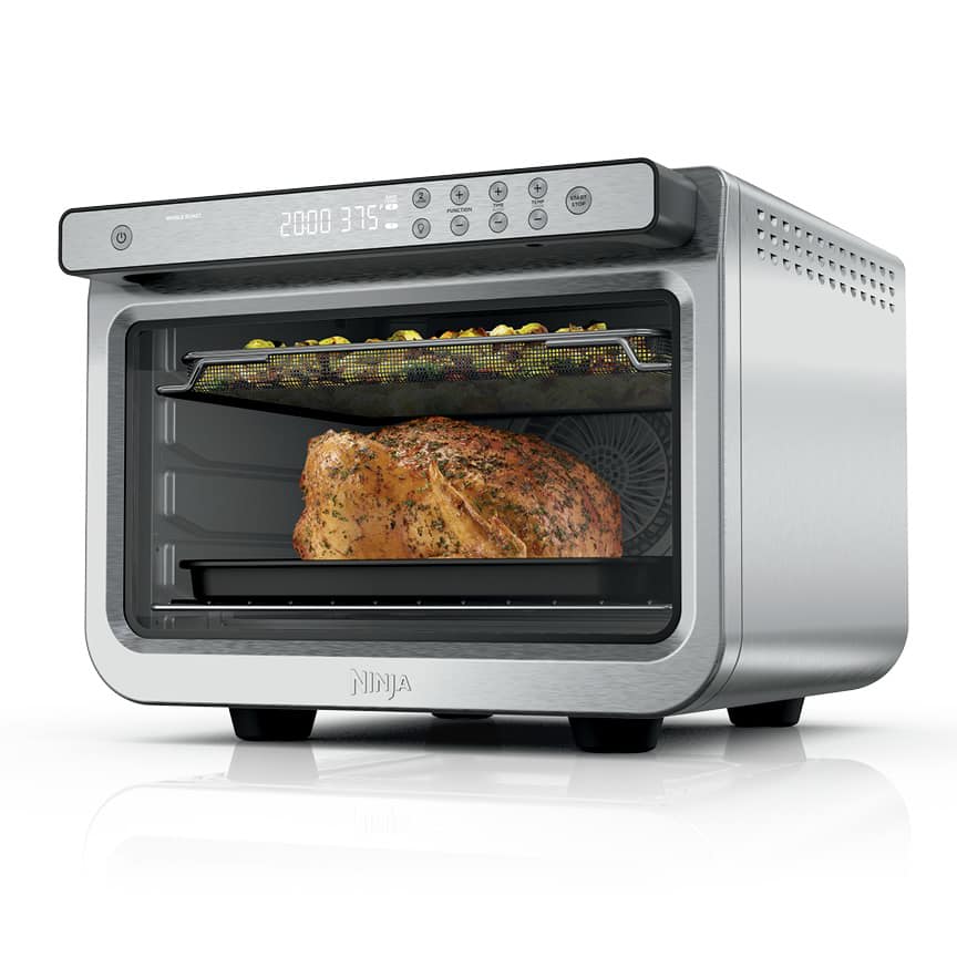 Ninja Prestige XL Countertop Oven and Air Fryer DT501, brushed stainless manufacturer product-gallery image